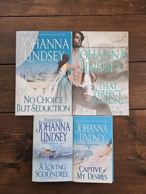 Johanna Lindsey A Malory Series Historical Romance Paperback Books 7-10